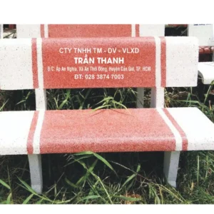Mẫu B1 - Ghế đá 2 màu