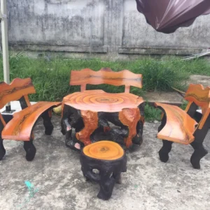 Mẫu G36 - Ghế giả gỗ