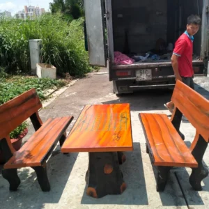 Mẫu G6 - Ghế giả gỗ
