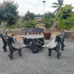 Mẫu H12 – Ghế đá hoa cương